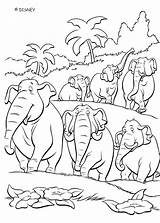 Coloring Elephant Pages Animal Elephants Kids Printable sketch template