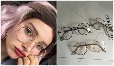 nerd look glasses necessary item to complete girls nerd aesthetic