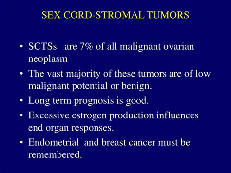 Ppt Sex Cord Stromal Tumors Powerpoint Presentation Free Download