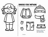 Winter Clothes Dress Cut Coloring Paste Boy Girl Pages Kindergarten Worksheets Preschool Activities Color Kidsparkz Theme Printables Pre Worksheet Printable sketch template