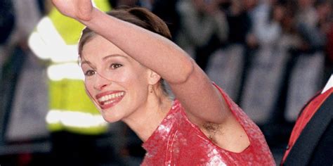 julia roberts reflects on her famous armpit hair reveal at the notting