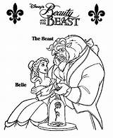 Beast Coloring Beauty Belle Pages Popular Coloringhome sketch template