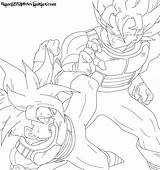 Goku Gohan Coloring Pages Training Ssj2 Lt Deviantart Drawings Popular sketch template