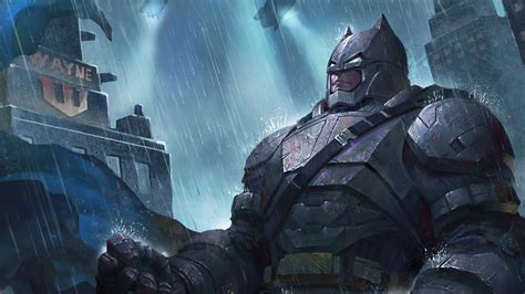 batman armored art