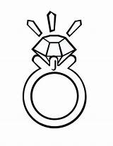 Coloring Pages Colouring Jewelry Rings Kids Wedding Ring Printable Jewellery Coloringhome Gif Popular Choose Board sketch template