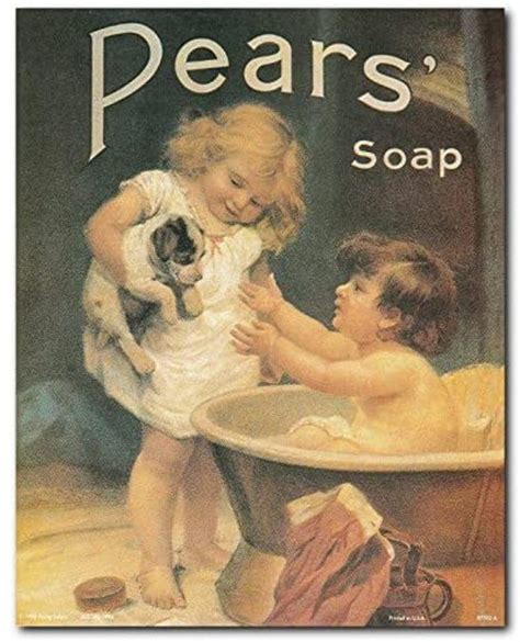 vintage pears soap ad advertisement bathroom art print poster  impact posters gallery