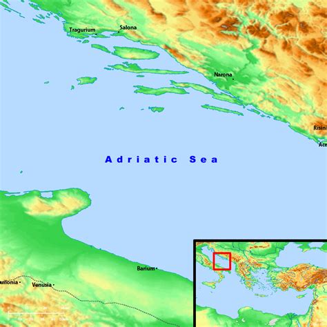 bible map adriatic sea