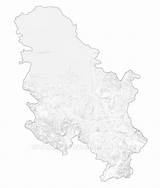 Serbia Map Blank Political Cities Major Freeworldmaps Europe sketch template