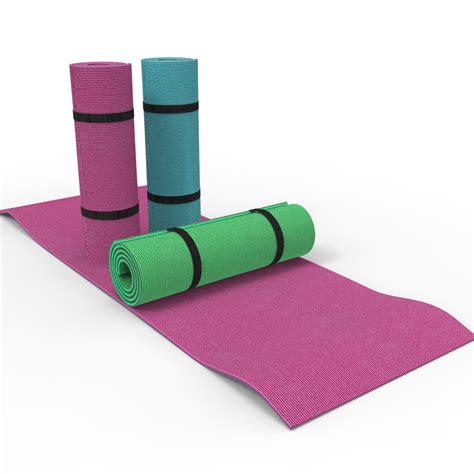 yoga mat model turbosquid