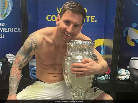 Lionel Messi’s Picture With Copa America Trophy Becomes Most Liked