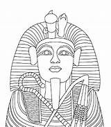 Coloring Pharaoh Tutankhamun Pages King Tut Amenhotep Egyptian Printable Color Getcolorings Education Popular Coloringhome Print sketch template