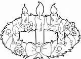 Advent Pages Coloring Candle Christmas Print Getcolorings Calendar sketch template