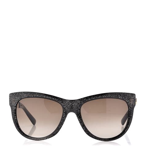 Gucci Glitter Cat Eye Sunglasses 3739 N S Black 225318