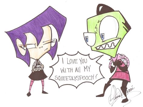 Love You With All My Invader Zim Fan Art 24017716