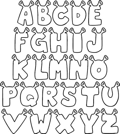 full alphabet coloring page