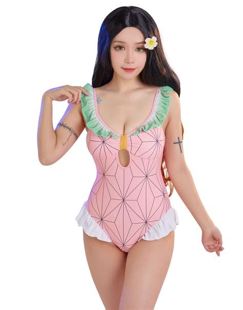 Haikyuu Womens Anime One Piece Swimsuit Kawaii Style Bathing Suit