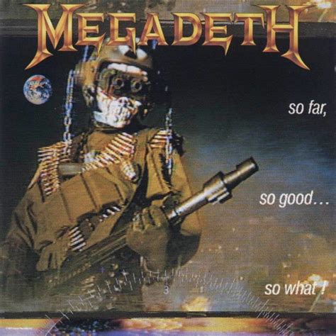 riddle of steel metal music megadeth so far so good so what 1987 1988 [first press]
