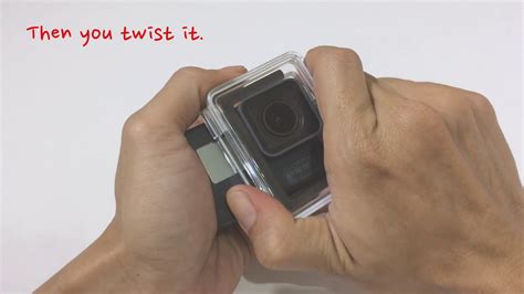 gopro hero    easily remove front lens cover  remove side door youtube