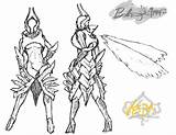 Warframe Excalibur Template Coloring Pages sketch template
