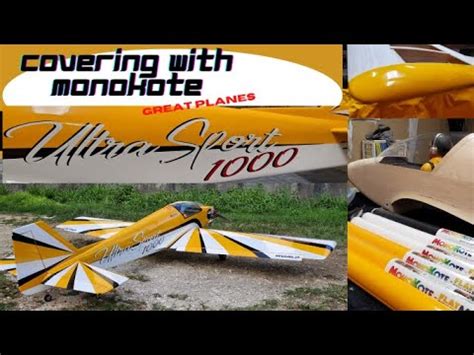 great planes ultra sport  build series part  covering