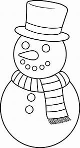 Bonhomme Neige Colorable Webstockreview Lineart Astounding Snowmen Pinclipart Noël sketch template