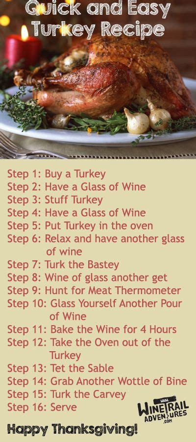The Easiest Thanksgiving Recipe That We Have Found Wine