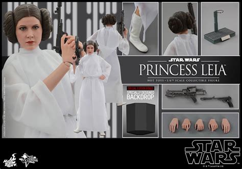 Hot Toys Star Wars A New Hope Princess Leia Figure The