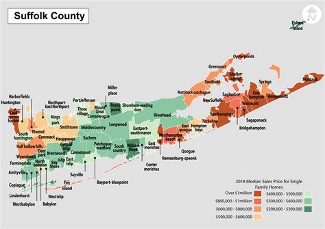 Map Of Towns In Suffolk County Ny Christmas Light