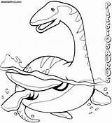 Plesiosaurus Coloring Pages sketch template