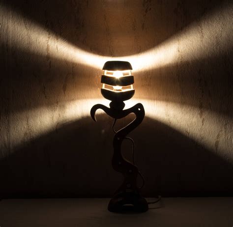 elf lantern hygge lamp reclaimed wood night light natural etsy