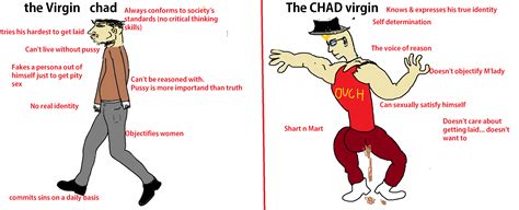 the virgin chad vs the chad virgin virginvschad