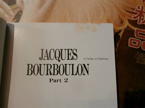 Jacques Bourboulon Part Ii Ngs Limited Edition Very Good 1983