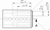 Technische Schriftfeld Kanten Bemaßung Unsichtbare Linien sketch template