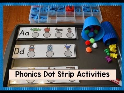 phonics dot strip activities youtube