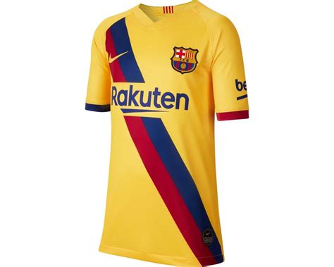 nike fcb barcelona youth  jersey  yellow