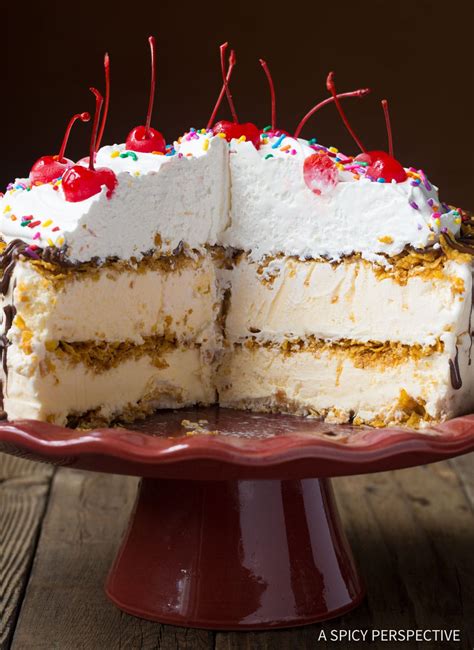 Mexican Fried Ice Cream Cake A Spicy Perspective