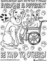 Coloring Pages Bullying Anti Dog Respect Kindness Acts Special Kids Sheets Printable Dogs Color Hard Needs Colouring Children Campaign Adults sketch template