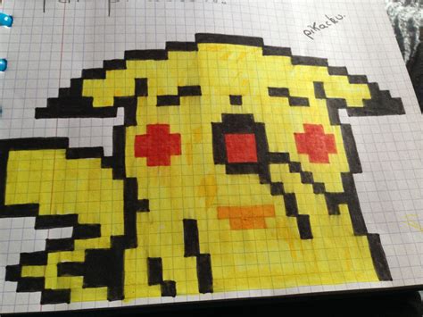 pikachu head pixel art pixel art pokemon pixel art pattern anime