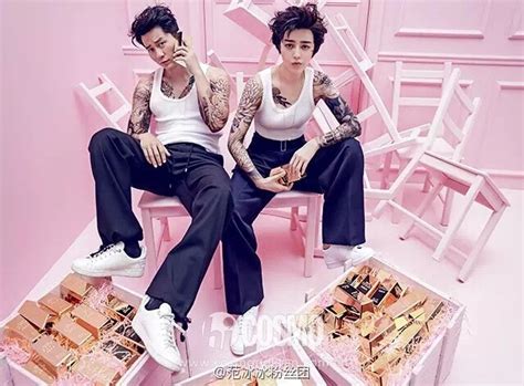 [photoshoot] fan bingbing and li chen are a badass but cute couple for cosmopolitan celebrity