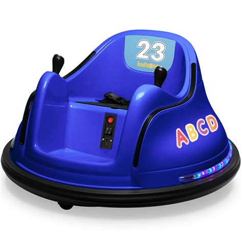 kidzone  kids toy electric ride  bumper car  spin  speed battle vehicle  remote