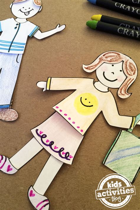 paper dolls kids activities blog