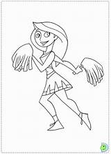 Kim Possible Coloring Pages Popular sketch template