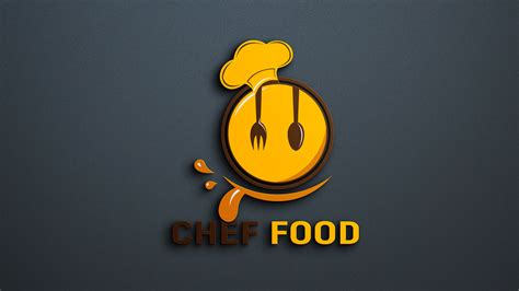 editable photoshop food logo design graphicsfamily