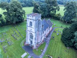 fly  drone   uk st michaels church places