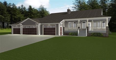 nice house plans   car garage  ranch style house plans  garage ranch style floor