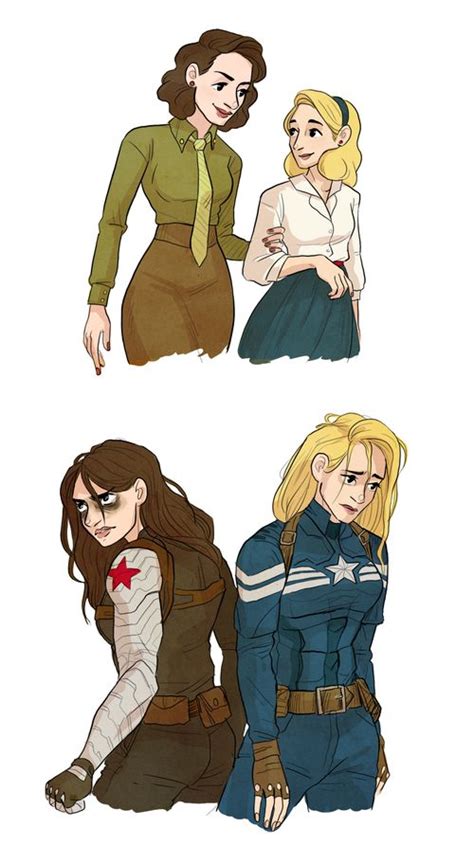 rule 63 captain america and winter soldier stephanie