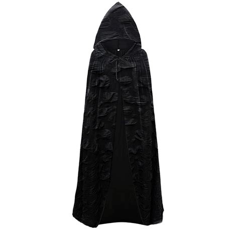 Plus Size Black Poly Cape For Halloween