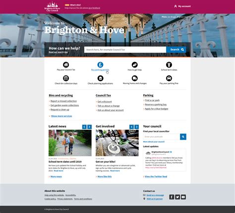 responsive homepage design de design examples brighton hove
