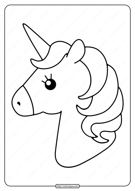 cute  unicorn coloring pages