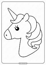 Coloring Pages Printable Cute Kids Pdf Unicorn Unicorns Easy Color Print Drawing Choose Board Animal Sheets Drawings sketch template